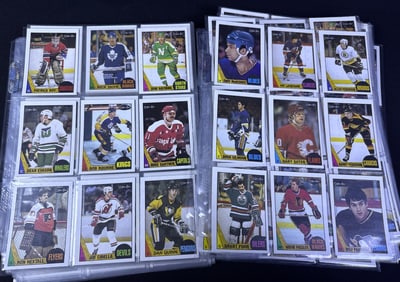 1987 O-Pee-Chee NHL Hockey Cards Uninspected Approximately 12 x 5 x 9 total inches.