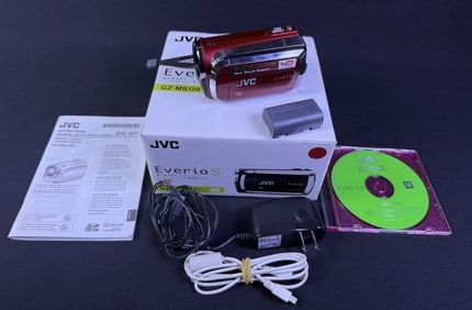 JVC Everio S Digital Video Camera Works. With battery and cords.