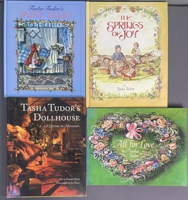 Tasha Tudor Books Set of Four Tasha Tudor's Dollhouse by Harry Davis. Published by Little, Brown and