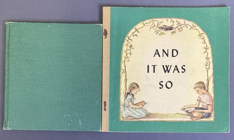 Early Edition Tasha Tudor Books Set of Two A Tale For Easter, Oxford University Press, 1941, first
