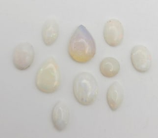 Assorted Loose Opal Gemstones Stones are 5.5 Carats Collectively