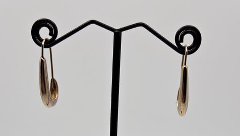 Vintage 14K Gold Pin Earrings Earrings Weigh 4.6 Grams