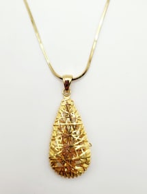 Veronese 925 Vermeil Wire Pendant Necklace Necklace is