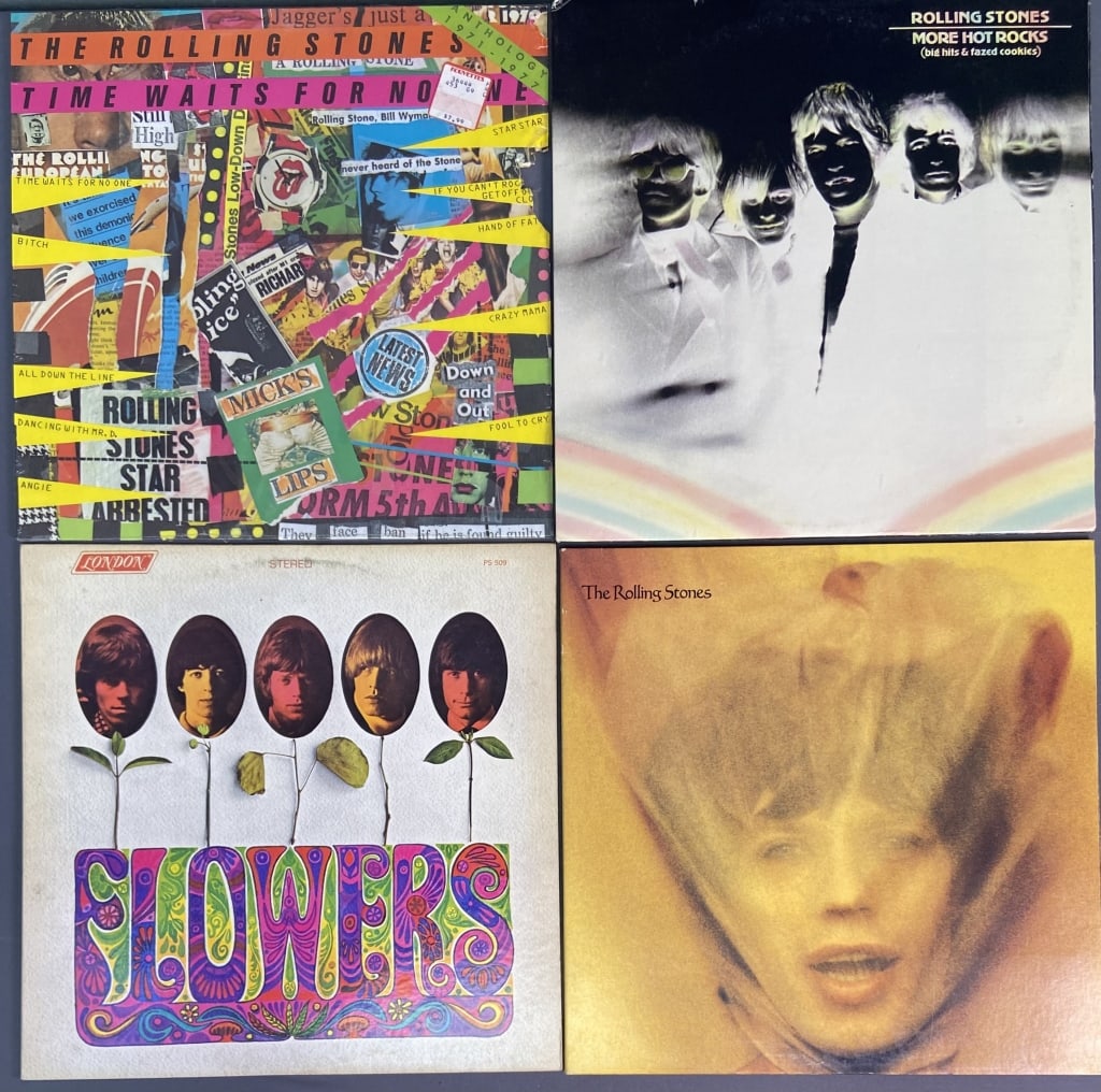 Vinyl Records Rolling Stones Set of Four More Hot Rocks (big hits & fazed cookies), London Records (1 of 20)