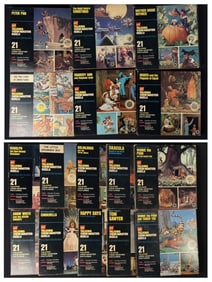 Vintage GAF Talking View-Master Reels 16 reel sets. Dracula missing one reel, others complete.
