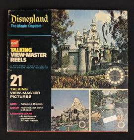 Vintage GAF Talking View-Master Disneyland Reels Three reels in original packaging with booklets.