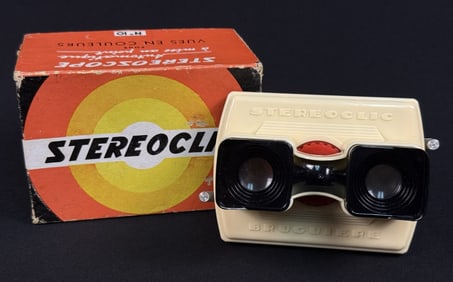 Stereoclic 3D Viewmaster Bruguiere Stereoscope Automatique No