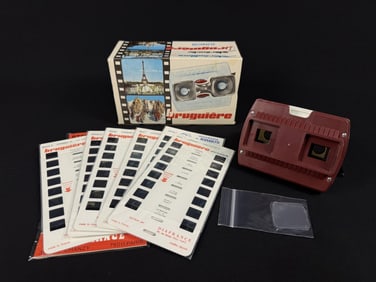 Stereofilms Stereoclic Bruguiere Junior Viewer Includes original box and some reels. Please see