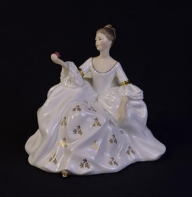 Royal Doulton Figurine 2339 My Love Measures 6 x 6.25 x 5.5 inches.