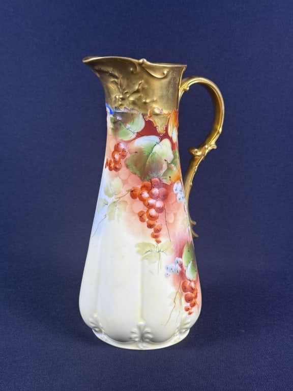 Vintage Pickard Hand Painted Pitcher 10 x 5 inches. (1 of 5)