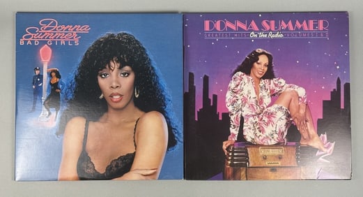 Donna Summer Bad Girls Greatest Hits Vinyl Records NBLP-2-7150 Bad Girls. Gatefold with original