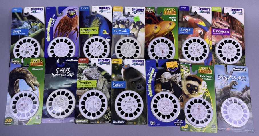 Vintage Nature Science View-Master Reel Packs Have been opened. Untested. (1 of 8)