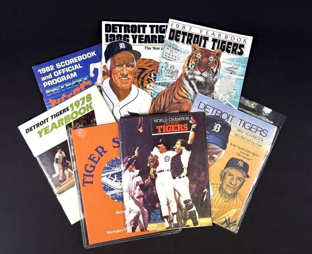 Vintage Detroit Tigers Yearbooks & Programs 78-92 1978 yearbook (1 of 4)