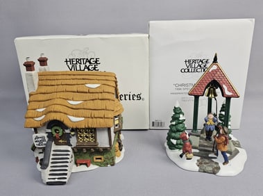 Department 56 Heritage Village Collectibles Cabin with chip to bottom corner.