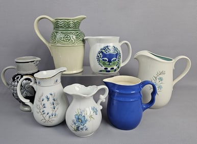 7 Ceramic & Porcelain Pitches Inc Stoneware & Longaberger