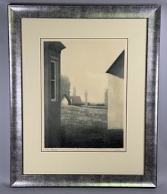 Robert Kipniss Signed Lithograph Matted & Framed Marked "XXIX/L Artists