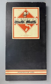 Vintage Monopoly De Luxe Dutch Version Excellent condition with original box , wooden pieces and