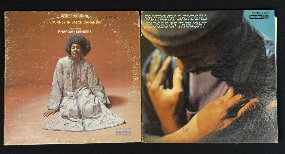 Alice Coltrane Pharoah Sanders Vinyl Records impulse! Labels. (1 of 12)
