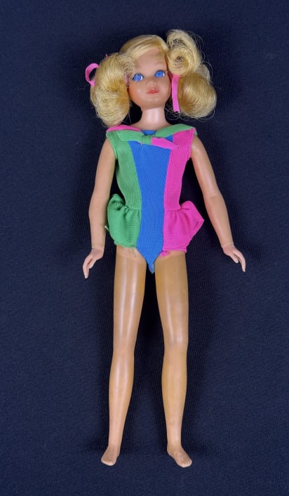 Vintage Barbie Dramatic New Living Skipper Doll 1970 With original swimsuit and eyelashes. Some (1 of 9)