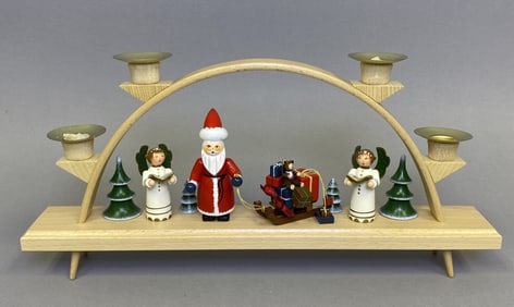 Traditional German Candle Arch or Schwibbogen from Saxony region of Germany by Kathe Wohlfahrt