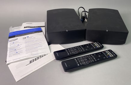 Two BOSE SoundTouch SA 5 Amplifiers Two BOSE SoundTouch SA 5 Amplifiers. Includes remotes, manuals