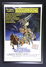Battlestar Galactica Signed Movie Poster Original Style C one sheet previously folded movie poster