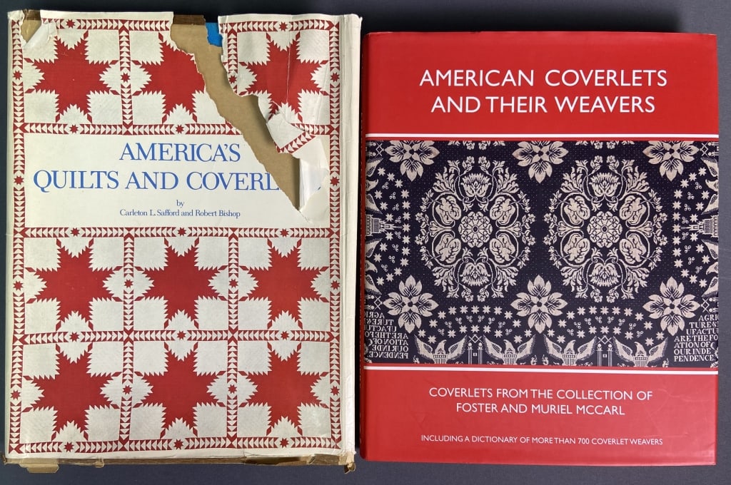 Vintage Quilt & Coverlet Books Set of Two America's Quilts and Coverlets by Carleton L Stafford and (1 of 10)