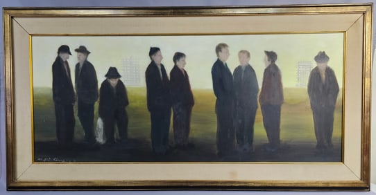 Mario Cimara Signed Oil on Canvas Painting