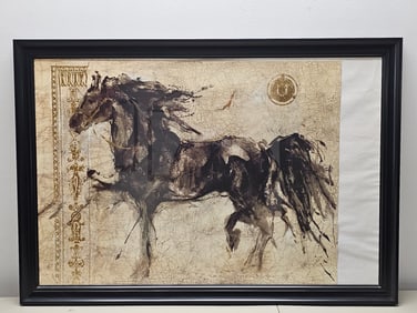 A Framed Print Titled 'Lepa Zena' by Marta Gottfried