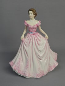 Royal Doulton 'Hope' HN 4093 Fine Bone China Figurine, Breast Cancer Charity Edition