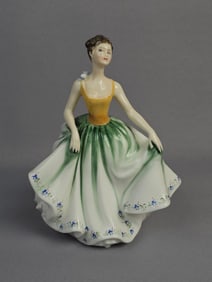 Royal Doulton Bone China Figurine 'Cynthia' HN 2440 by Peggy Davies, 1983