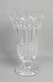 Waterford 'Balmoral' Cut Crystal Footed Vase
