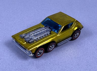Hot Wheels Redline 'Open Fire' Die-Cast Car, Gold, 1971