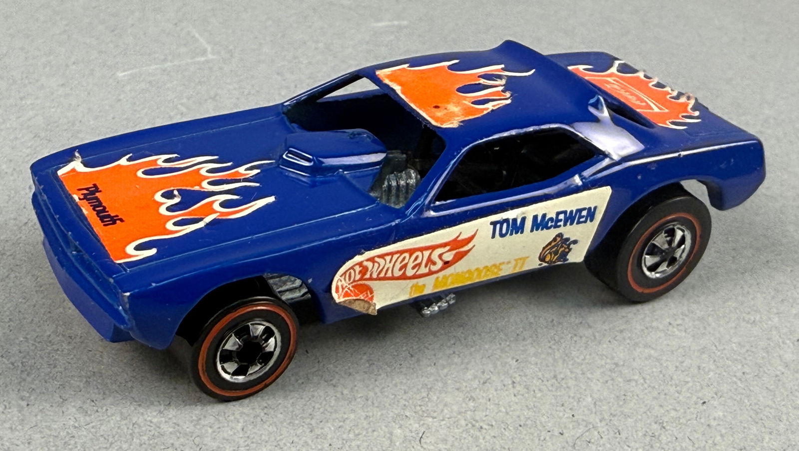 Hot Wheels Redline 1973 Blue Mongoose 'Tom McEwen' Drag Racer (1 of 6)