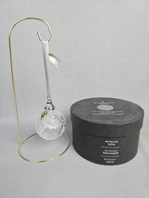 Waterford Crystal Times Square 2010 Courage Ball Ornament, Celebrating 100 Years