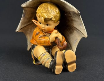 Hummel Goebel Umbrella Boy Figurine, Model 152/0, West Germany