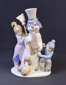 Lladro 'The Snow Man' Porcelain Figurine, Model 5713