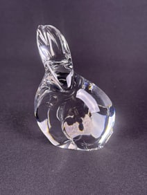 Dansk Crystal Rabbit Figurine