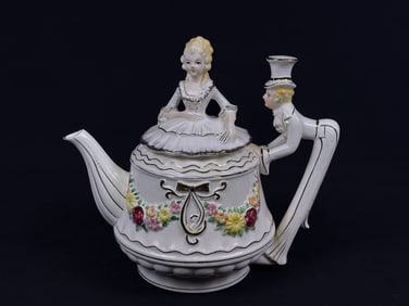 Tilso Japan Victorian Lady and Butler Musical Teapot