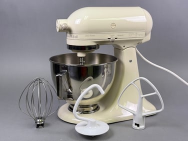 KitchenAid Ultra Power Stand Mixer KSM90, 4 1/2 Quart, Cream Enamel Finish