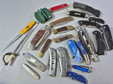 A Group Folding Knives and Multi-tools