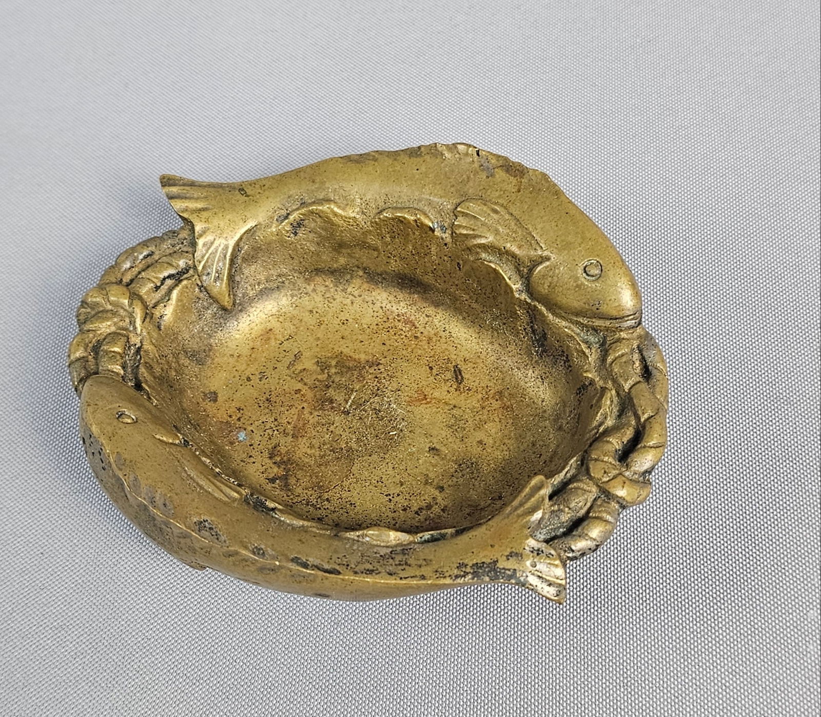 Art Nouveau Style Brass Fish Pin Tray (1 of 7)