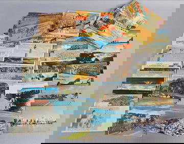 A Large Collection of Vintage Mid-20th Century Postcards and Postcard Folders