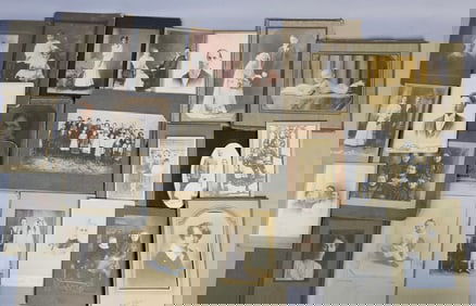 A Collection of Vintage Photographic Portraits and Group Shots, c. 1890s-1950s