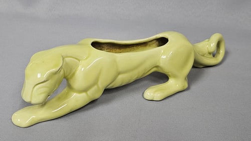 MCM McCoy Chartreuse Green Panther Planter