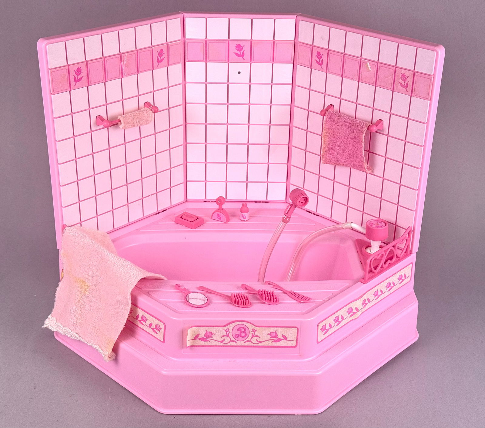 Mattel Barbie Sweet Roses Beauty Bath Playset, 1987 (1 of 7)
