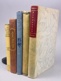 A Collection of Six Antique and Vintage Children's and Classic Literature Books, including Robert