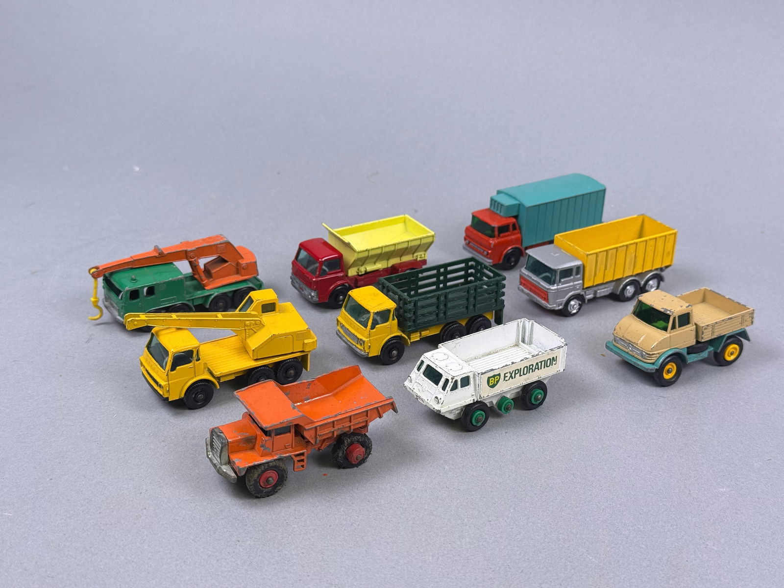 A Collection of Matchbox Lesney Regular Wheels Die-Cast Toy Trucks and Utility Vehicles (1 of 7)