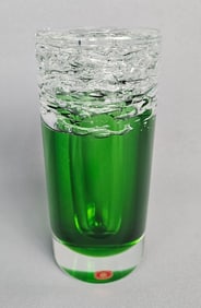 Franti??ek V?­zner for Skrdlovice 'Whirlpool' Art Glass Vase, Czechoslovakia, circa 1960s