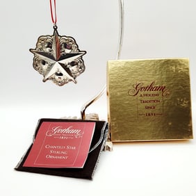 Gorham Sterling Chantilly Star Ornament Ross Simons Exclusive 18.8 Grams